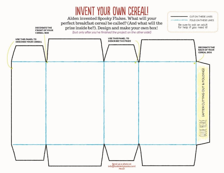 Cereal Packaging Templates